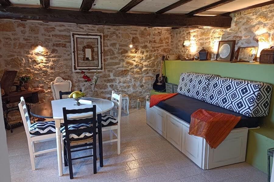 Aristidis Stone House interior